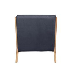 Πολυθρόνα σε γκρι ύφασμα και ξύλο, 65 x 83 x 72 cm | Τόκιο