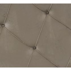 Γκρι Βελούδινο Ρόμβος Capitone Κεφαλάρι, 161x81 cm