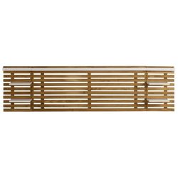 Pine headboard in natural and white, 240 x 23,4 x 61,9 cm | Nidra