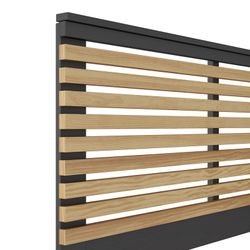 Kopfteil aus Kiefernholz in Bocamina und Natur, 146 x 5 x 100 cm | lavis