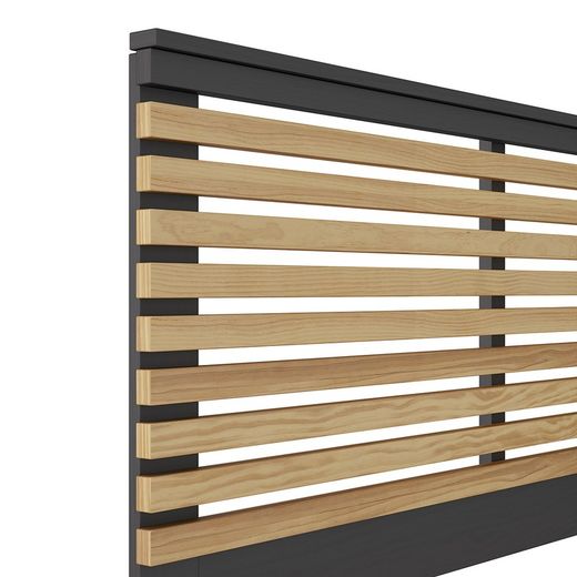 Kopfteil aus Kiefernholz in Bocamina und Natur, 146 x 5 x 100 cm | lavis