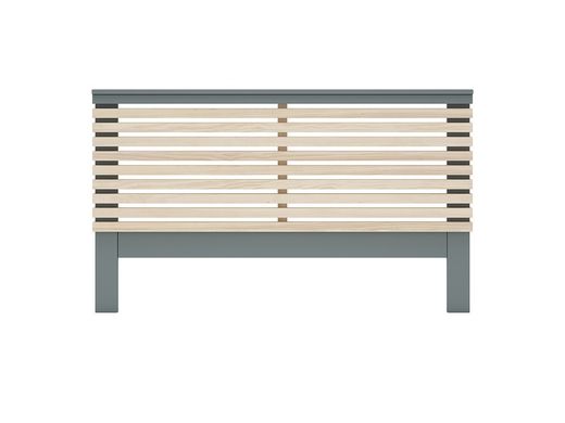 Hoofdbord van grenenhout in groen en naturel, 146 x 5 x 100 cm | Pisco