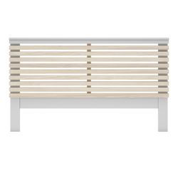 Sänggavel i vit och naturlig furu, 146 x 5 x 100 cm | Campus