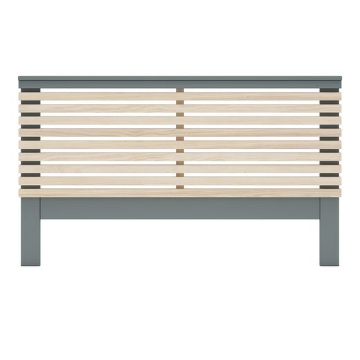 Kopfteil aus Kiefernholz in Grün und Natur, 163 x 5 x 100 cm | Stephanie