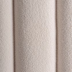 Cabecero de tejido de poliéster en crema , 323 x 17,5 x 115 cm | Mier