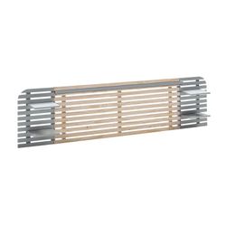 Gray/Natural DIMAS Headboard in Pine and MDF, 240x23.4x61.9 cm