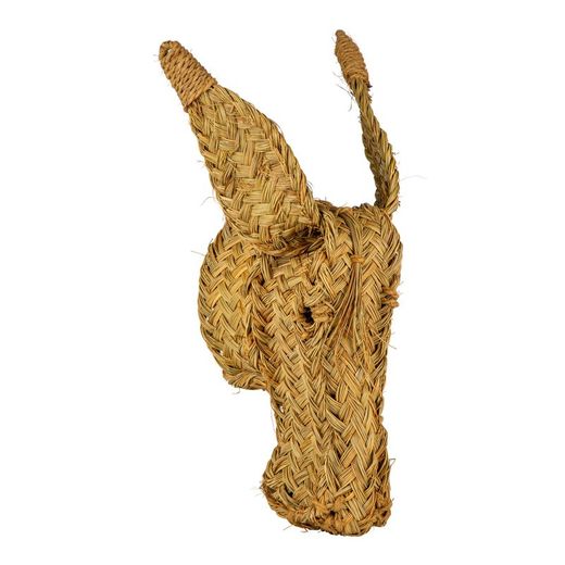 Cabeza burro de esparto, 12x13x45 cm