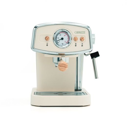 Vit halvautomatisk espressobryggare, 26,9 x 22,6 x 28,6 cm | kai