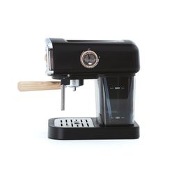 Máquina de café expresso semiautomática preta, 26,9 x 22,6 x 28,6 cm | kai