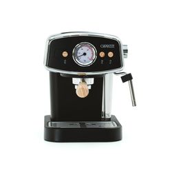 Máquina de café expresso semiautomática preta, 26,9 x 22,6 x 28,6 cm | kai