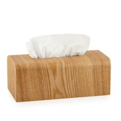 Scatola per fazzoletti di salice naturale, 26 x 12,5 x 10 cm