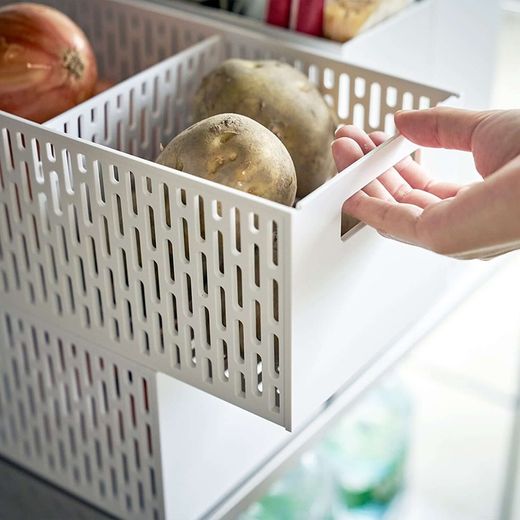 Boîte à légumes vierge en ABS, 15,3 x 32 x 12,2 cm | La tour