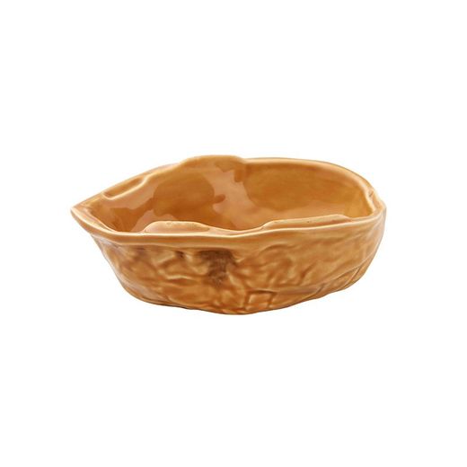 Große Steingutkiste in Sand, 32,2 x 24,5 x 21 cm | Nüsse