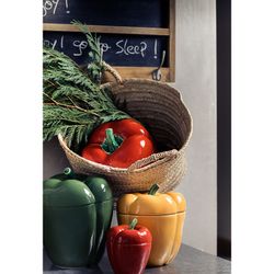 Medium red earthenware box, 19 x 19 x 21.4 cm | Pepper