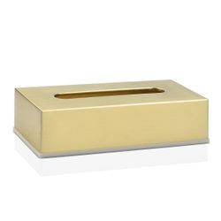 Χρυσό ανοξείδωτο κουτί χαρτομάντιλου, 26x12x7cm