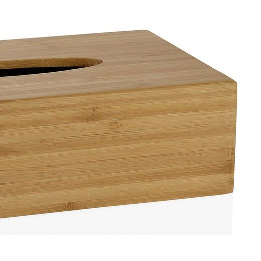Boîte à Mouchoirs Rectangulaire en Bambou, 26x14x7cm