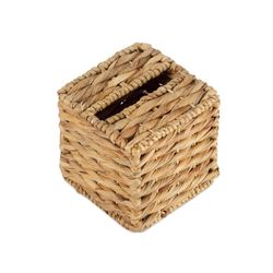 Boîte à Mouchoirs en Jacinthe d'Eau Naturel, 16 x 16 x 14,5 cm | Essence