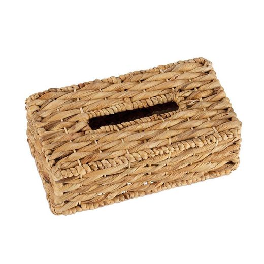Boîte à Mouchoirs en Jacinthe d'Eau Naturel, 28 x 16 x 9,5 cm | Essence