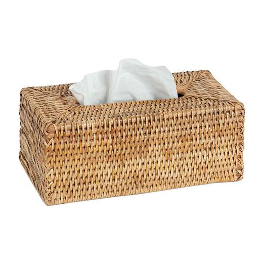 Boîte à mouchoirs en rotin naturel, 26 x 14 x 10 cm | Rotin