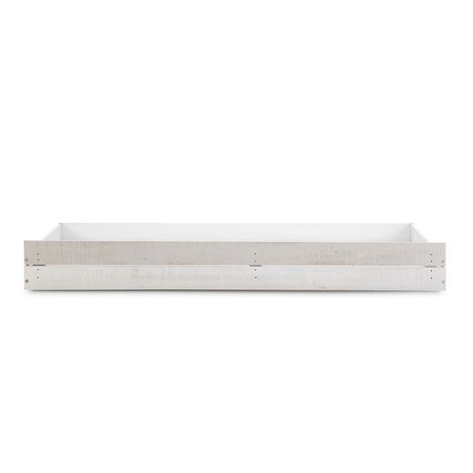 Szuflada do łóżka kabinowego LARA sosna i biały/szary Mdf, 193,8x95,2x24 cm
