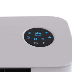 Κεραμικό Επιτοίχιο Θερμοσίφωνο Split Dual Ultraslim 2000W with Control 59x14x22 cm