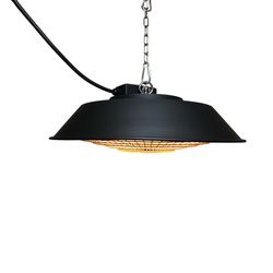Hanging Infrared Halogen Heater Standard Design 1500 W Ceiling 42.5x42.5x12 cm