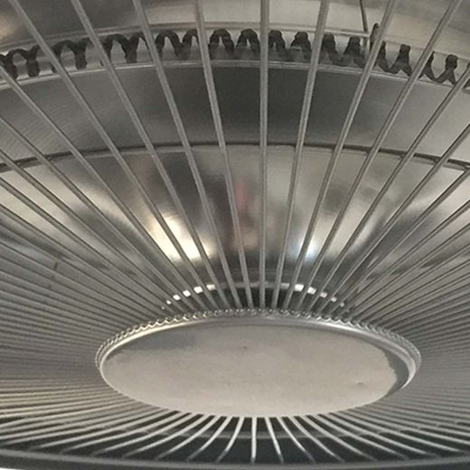 Hanging Infrared Halogen Heater Standard Design 1500 W Ceiling 42.5x42.5x12 cm