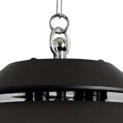 Aquecedor elétrico de halogênio infravermelho de teto elétrico de 1500 W com controle 42,5x42,5x24 cm