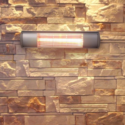 Golden Tube 1500 W Halogen Infraröd elektrisk väggvärmare 53,5x16x11,5 cm