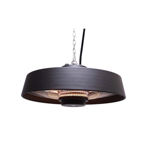 Top Design 2000 W Ηλεκτρικός Θερμοσίφωνας Αλογόνου υπέρυθρης οροφής με χειριστήριο 48,5x48,5x21,6 cm
