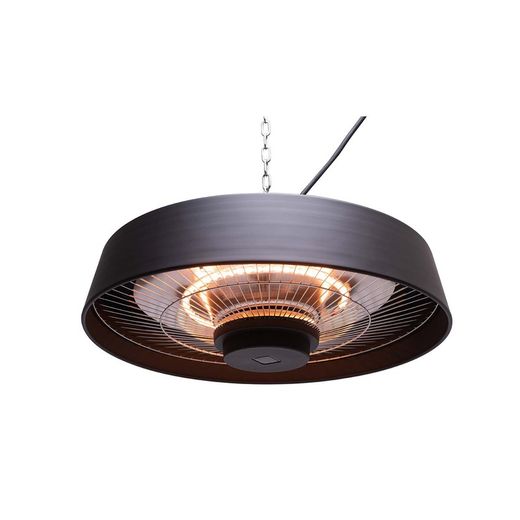 Top Design 2000 W Ηλεκτρικός Θερμοσίφωνας Αλογόνου υπέρυθρης οροφής με χειριστήριο 48,5x48,5x21,6 cm