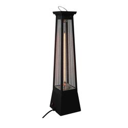 Stufa Elettrica Portatile Infrarossi Fibra di Carbonio 2000 W 20x20x78 cm