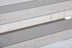 Lit cabine en bois multicolore et sommier à lattes, 206 x 102 x 181,5 cm