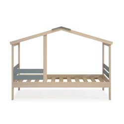 Κρεβάτι Pine Cabin σε Φυσικό και Γκρι, 204,9 x 105 x 147 cm | Αγγελος