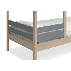 Κρεβάτι Pine Cabin σε Φυσικό και Γκρι, 204,9 x 105 x 147 cm | Αγγελος