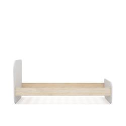 White and natural pine 90 bed, 195.4 x 106.5 x 90 cm | Esteban