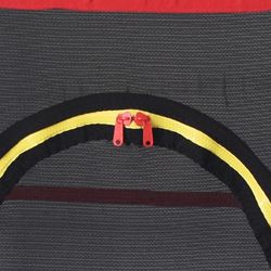 Trampoline with steel net in blue and black, Ø 140 x 160 cm | Happy Jump