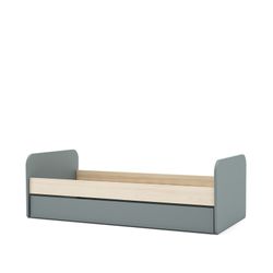 Cama rebatível em pinho verde e natural, 205,4 x 102 x 65 cm | Esteban