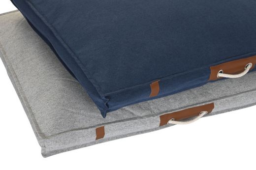 Cama para mascota en azul o gris, 88 x 68 x 10 cm | Pets