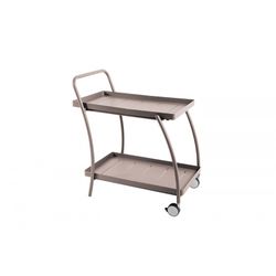 Camarera de Jardín Inari Muscade de Aluminio Topo, 80x50x88 cm