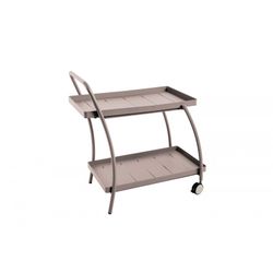 Camarera de Jardín Inari Muscade de Aluminio Topo, 80x50x88 cm