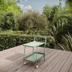 Camarera de Jardín Inari Rosemary de Aluminio Verde, 80x50x88 cm