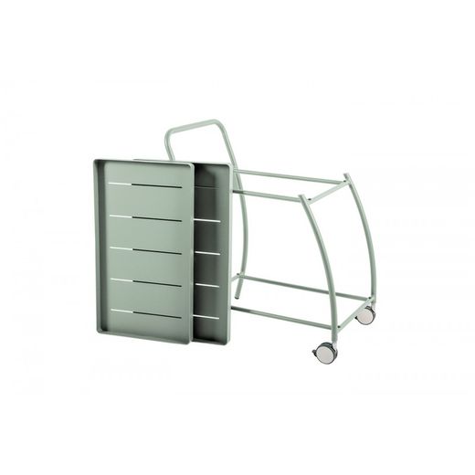 Camarera de Jardín Inari Rosemary de Aluminio Verde, 80x50x88 cm