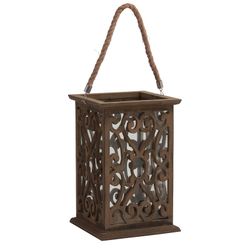 Κηροπήγιο Brown Spruce, 23x23x36cm