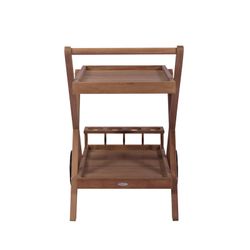 Bar Cart - Honey Teak Wood Waitress, 56 x 86 x 82 cm | Mati