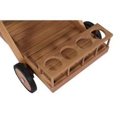 Bar Cart - Honey Teak Wood Waitress, 56 x 86 x 82 cm | Mati
