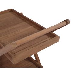 Bar Cart - Honey Teak Wood Waitress, 56 x 86 x 82 cm | Mati