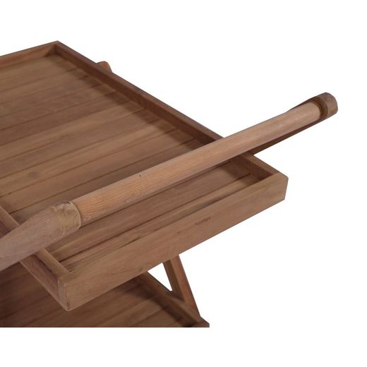 Bar Cart - Honey Teak Wood Waitress, 56 x 86 x 82 cm | Mati