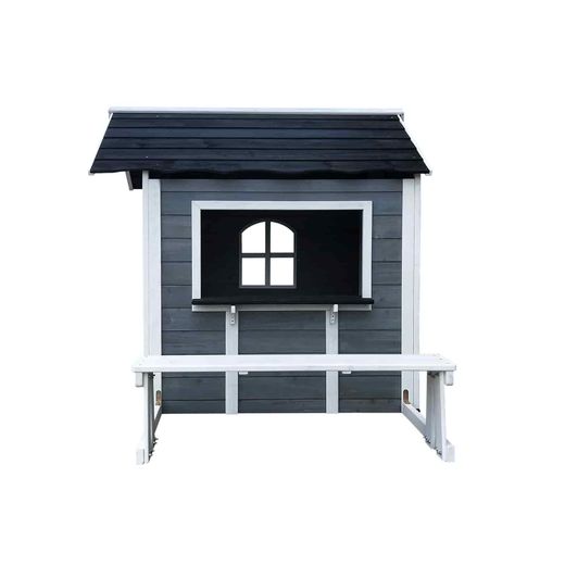 Maisonnette pour enfants en bois de pin multicolore, 116 x 138 x 132,5 cm | Chloé