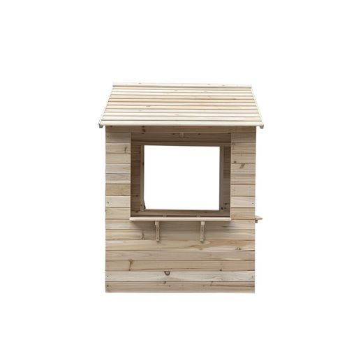 Casinha infantil em pinho natural, 120 x 108 x 138 cm | Adele